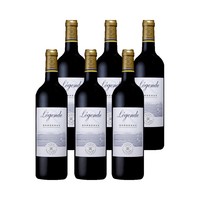 法国拉菲传奇波尔多干红葡萄酒2016整箱6支Lafite