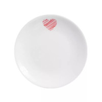 移动专享：DiXi 帝喜 创意日式陶瓷盘子 红色桃心20cm 8英寸