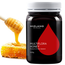 新西兰进口 蜜滋兰（mizland）多花种蜂蜜500g *2件
