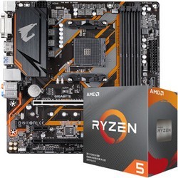 GIGABYTE 技嘉 B450M AORUS ELITE 主板 + AMD Ryzen 锐龙 R5-3600 盒装CPU处理器 板U套装