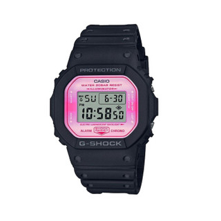 卡西欧（CASIO）手表 G-SHOCK 防水防震运动手表石英表 樱花主题特别版  DW-5600TCB-1JR