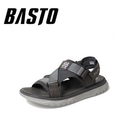 BASTO 百思图 H0112BL9 男士凉鞋