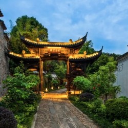 一房一私汤!80+栋明清建筑华丽变身的避世酒店!浙江武义璟园蝶来望境酒店雅致温泉房2晚(含早餐+免费minibar+门票)