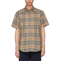 BURBERRY 博柏利 Caxton 男士短袖衬衫