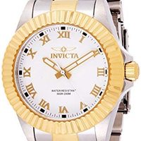 Invicta 男式“Pro Diver”瑞士石英不锈钢休闲手表，颜色：双色（型号：16740）