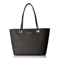 Calvin Klein Key Item Saffiano Tote 女士真皮单肩包