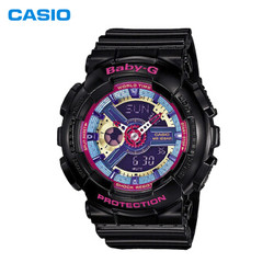 卡西欧(CASIO)手表 BABY G-SHOCK系列女士运动手表 BA-112-1A