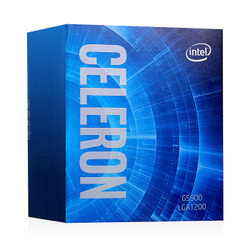 学生专享：intel 英特尔 赛扬 G5900 盒装CPU处理器