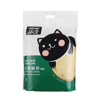 PETSTWO 盼斯兔 绿茶豆腐猫砂 6L *10件