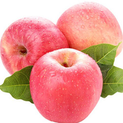 红富士苹果5斤丑果不打蜡天然绿色山东烟台新鲜水果包邮
