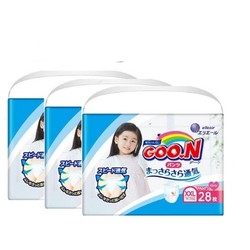 GOO.N 大王  维E系列 女宝宝拉拉裤 XXL28片 3包装