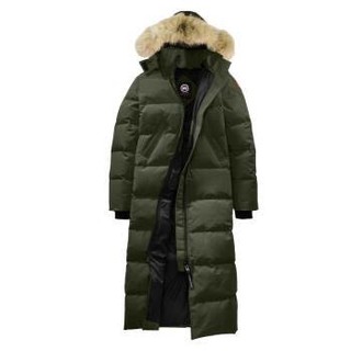 CANADA GOOSE 加拿大鹅 女士军绿色Mystique派克大衣长款羽绒服 3035L 49 M