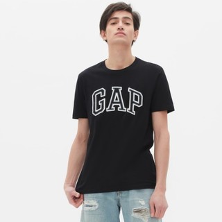 Gap 盖璞 513858 纯棉LOGO圆领T恤 *2件