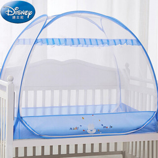 Disney baby 迪士尼宝宝（Disney Baby）儿童蚊帐婴儿蚊帐罩婴儿床蚊帐免安装蒙古包蚊帐蓝色米奇120