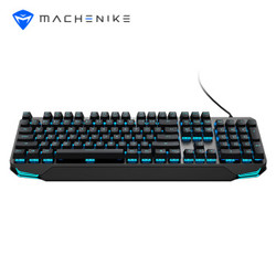 机械师（MACHENIKE）K7机械键盘104键青轴有线笔记本电脑台式机平板键盘 104键全键无冲-青轴