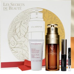 CLARINS 娇韵诗 双萃赋活套装（双萃50ml+面霜15ml+睫毛刷3.5ml+眼线笔）