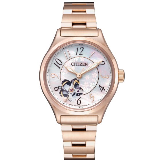 西铁城女款机械表怎么样 镂空效果真好看_什么值得买