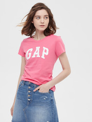 Gap 盖璞 544923 女装 徽标LOGO活力亮色圆领短袖T恤