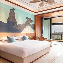 三亚香水湾阿尔卡迪亚度假酒店豪华园景大床房（含双早）