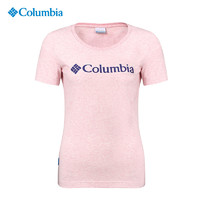 哥伦比亚户外女速干衣透气经典圆领短袖T恤PL1994/PL2583 *2件