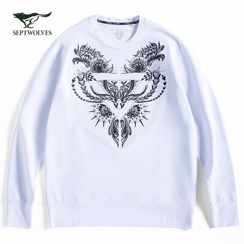 septwolves 七匹狼 1a18b0502013 狼图腾系列卫衣