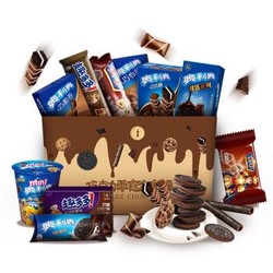 OREO 奥利奥 亿滋巧克力味全系列 零食大礼包 14包共899g *3件 +凑单品