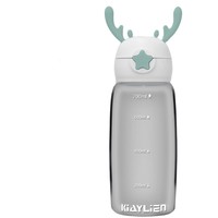 KAILIAN 凯恋 儿童吸管防漏水杯 700ml