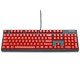ILCO 斐尔可 FKBN104MRL/EB2-BR 「104圣手二代」 黑色边框/红色键帽 红轴 机械键盘