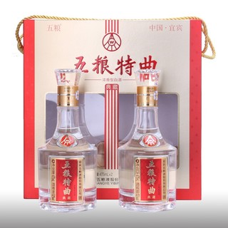 五粮液 总厂出品 五粮特曲 典藏礼盒装 52度475ml*2*3 整箱装