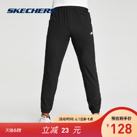 Skechers斯凯奇2020春夏男子休闲梭织长裤健身训练运动裤P220M049