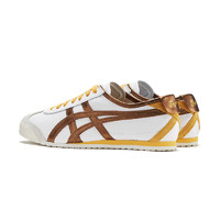 Onitsuka Tiger 鬼塚虎 MEXICO 66系列 Metallic Pack 休闲运动鞋 白色黄色 44