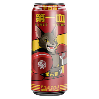 拳击猫(Boxing cat) 琥珀拉格精酿啤酒First Blood 啤酒 500ml*6听