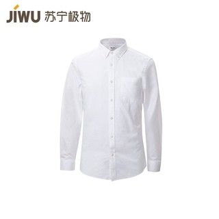 JIWU 苏宁极物 男士牛津纺衬衫
