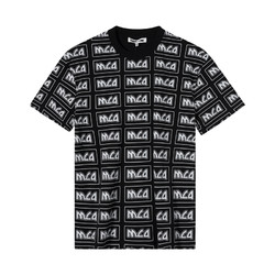 MCQ男式落肩短袖字母印花T恤，款号：291571RMT30
