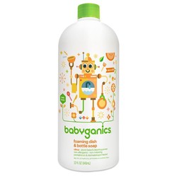 BabyGanics 甘尼克宝贝 泡沫型奶瓶餐具清洁液 946ml