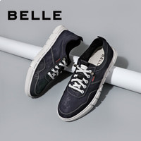 Belle 百丽 B61B5BM0 男士帆布鞋