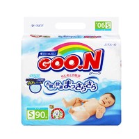 GOO.N 大王 维E系列 婴儿纸尿裤 S90片