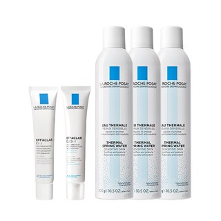 LA ROCHE-POSAY 理肤泉 K+ 清痘净肤乳液 40ml+ DUO+ 双重调理乳 40ml+喷雾*3