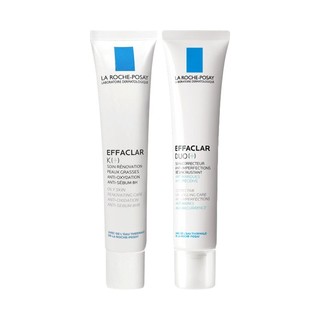 LA ROCHE-POSAY 理肤泉 K+ 清痘净肤乳液 40ml+ DUO+ 双重调理乳 40ml+喷雾*3