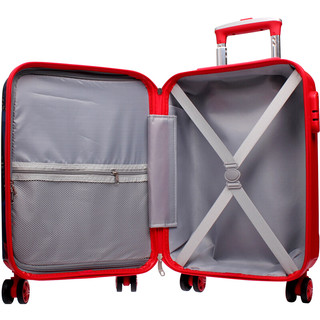 迪士尼（Disney）儿童拉杆箱18英寸小学生行李箱 漫威蜘蛛侠登机箱万向轮旅行箱 DH19029-S红色