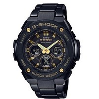 CASIO 卡西欧 G-SHOCK G-STEEL系列 石英腕表 GST-W300BD-1A