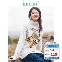 INMAN 茵曼 188AL4451629 女士长款针织连衣裙