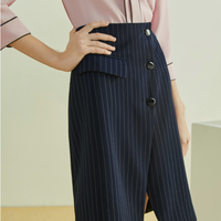 丽丽 LILY 117430C6102 女士条纹半身裙