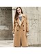 拉夏贝尔Puella秋装新款韩版中长款显瘦双面呢大衣外套女20010881