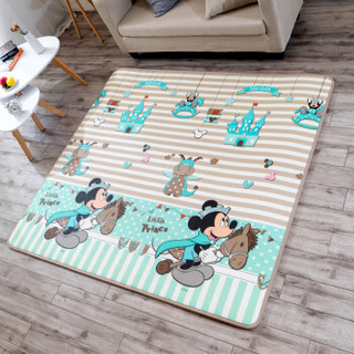 迪士尼(Disney)婴儿爬行垫加厚环保XPE地垫 米奇王子 双面2米*1.8米*2厘米加厚版