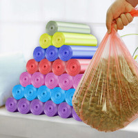 平口式垃圾彩色袋 家用厨房宿舍垃圾分类一次性垃圾袋
