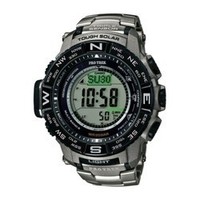 银联爆品日：CASIO 卡西欧 PRW-3500T-7CR 男款登山腕表