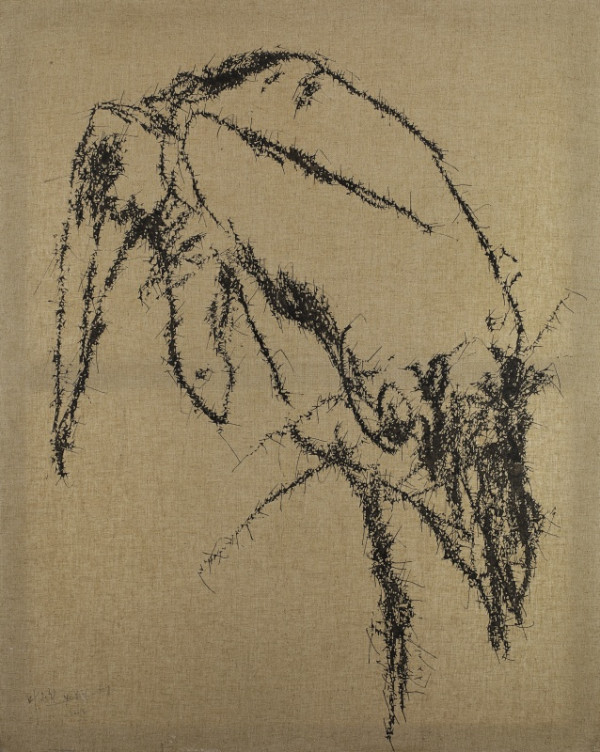 《八大的鸟》叶永青|布面油画|80 x 100 cm