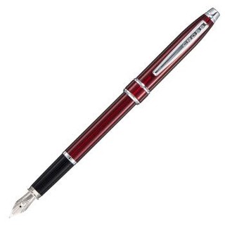 高仕（CROSS）钢笔 STRATFORD/莎士比亚系列 书法练字墨水笔 礼盒装 玫瑰红白夹 +凑单品