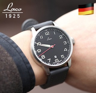 LACO 朗坤 国防军系列 850012 男士自动机械手表